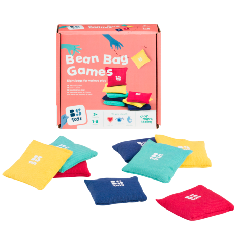 Set de 8 saculeti cu nisip de aruncat, Bean Bags, BS Toys GA526 - imagine 8
